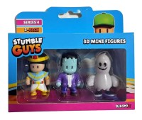 Stumble Guys series 4 3D Mini Figures Series 4 Pack 3 asst.