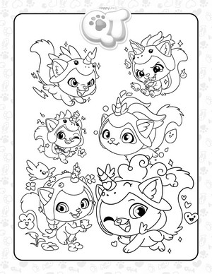 Χρωμοσελίδα QT Kitties