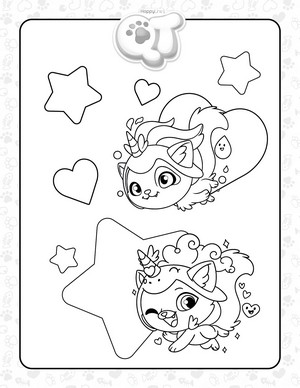 Χρωμοσελίδα QT Kitties