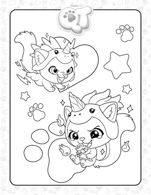 Χρωμοσελίδα QT Kitties