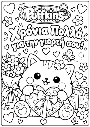 Χρωμοσελίδα Puffkins Surprise