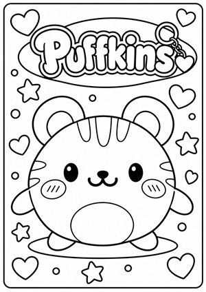 Χρωμοσελίδα Puffkins Surprise