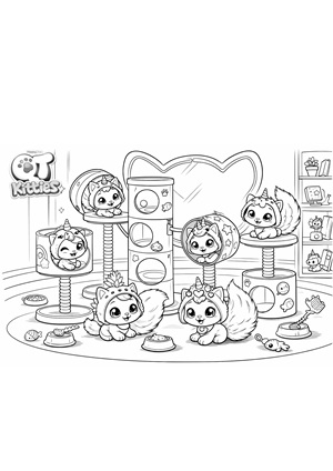 Χρωμοσελίδα QT Kitties